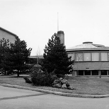 Historical photo of the Montecuccolino Laboratory